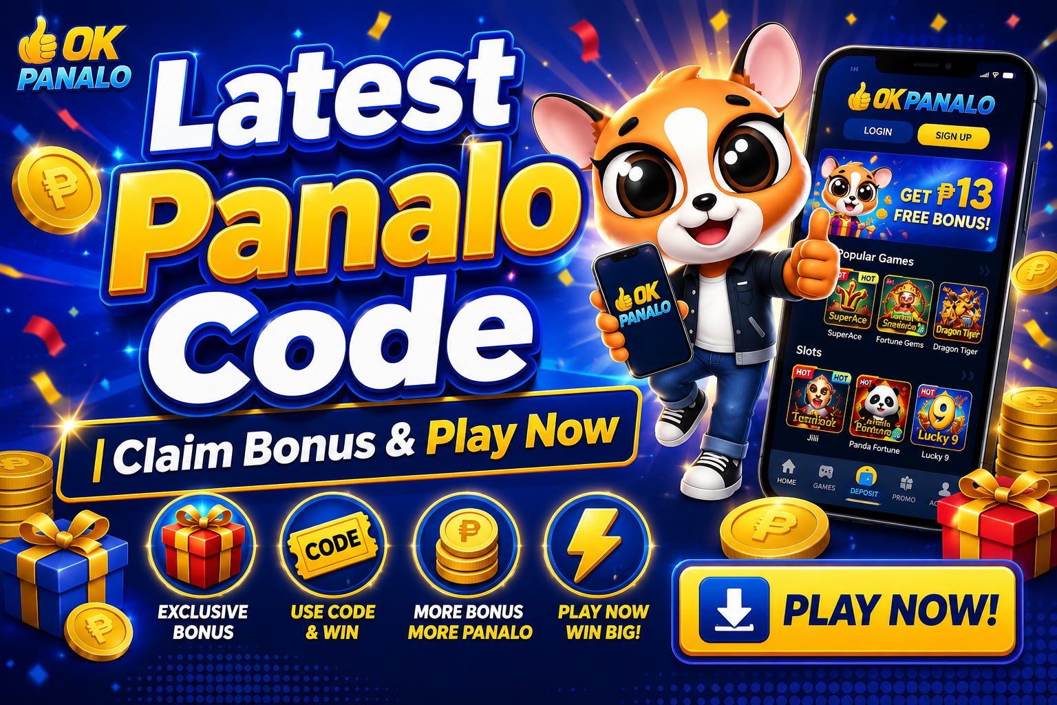 Latest Panalo Code Promo Bonus